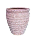 Matt Pink Ceramic Pot - Elegant 36h x 33d Home Decor Solution