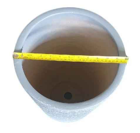 Large Grey Ceramic Planter 55cm x 30cm | Stylish Pot for Home and Garden UAE