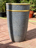 Grey/Gold Ceramic pot