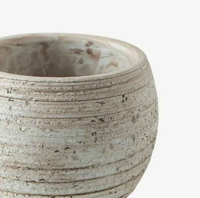 Cement Planter Beige 13cm x11cm