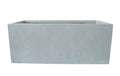 Fiber cement rectangular pot LARGE 83cm x 30cm x 31cm