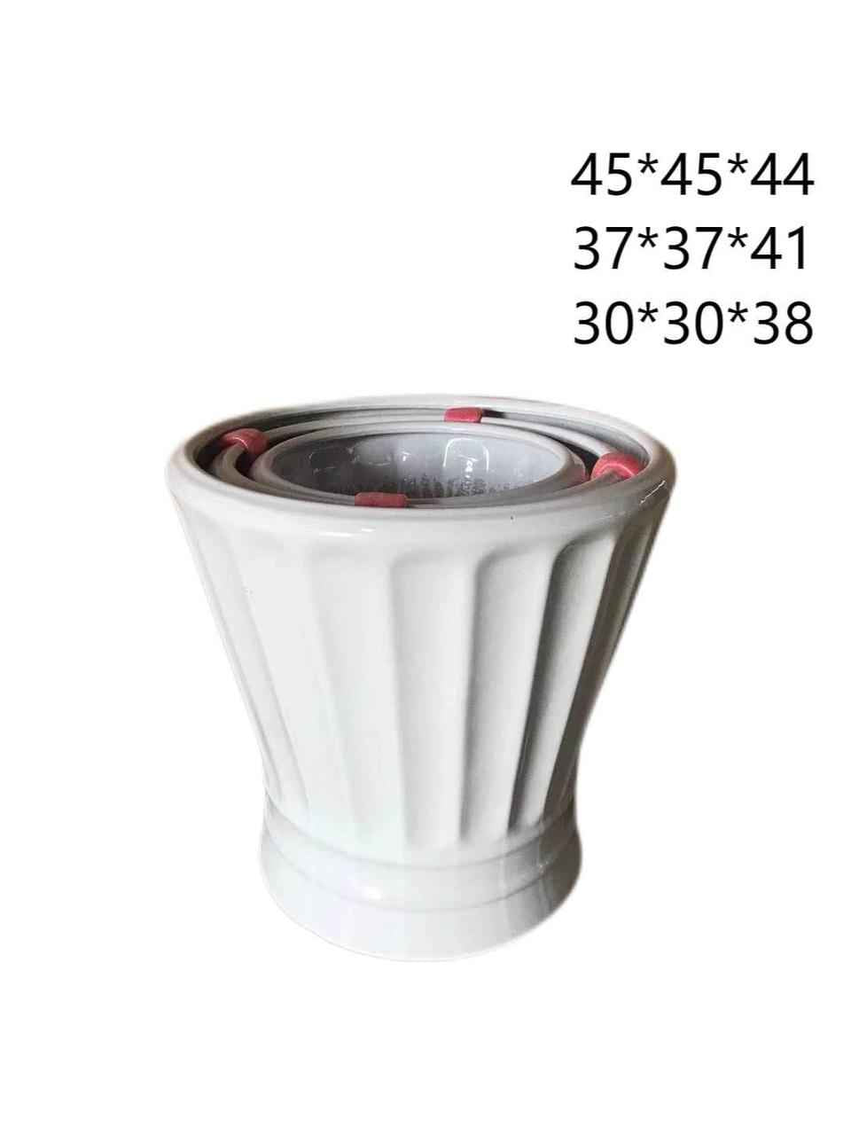 Glossy-White 3pcs set