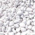 Snow-white Riverstone pebble (2-4cm) 20KG